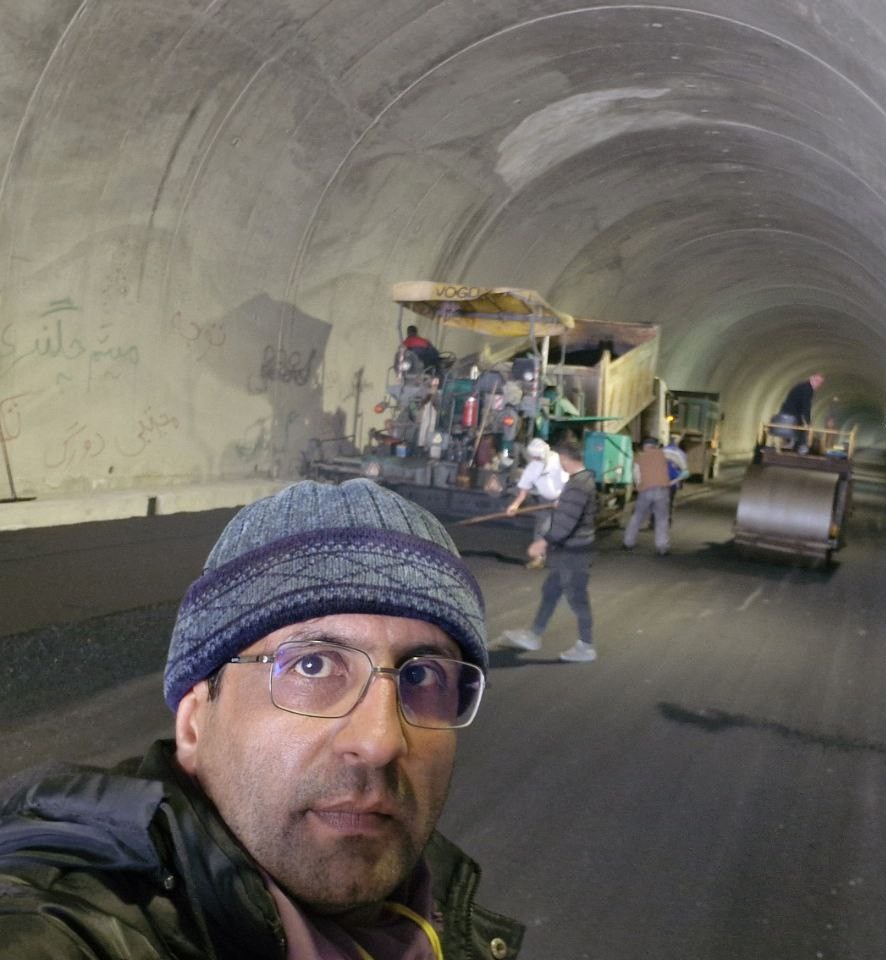 شرکت آسفالت آذین افروز شمال - تصویر پست - تونل شماره دو محور سه هزار به الموت ،قزوین