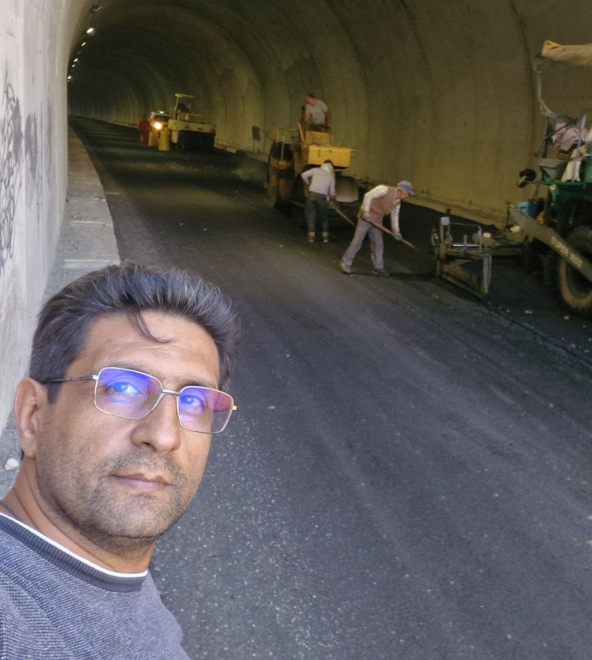 شرکت آسفالت آذین افروز شمال - تصویر پست - تونل شماره دو محور سه هزار به الموت ،قزوین