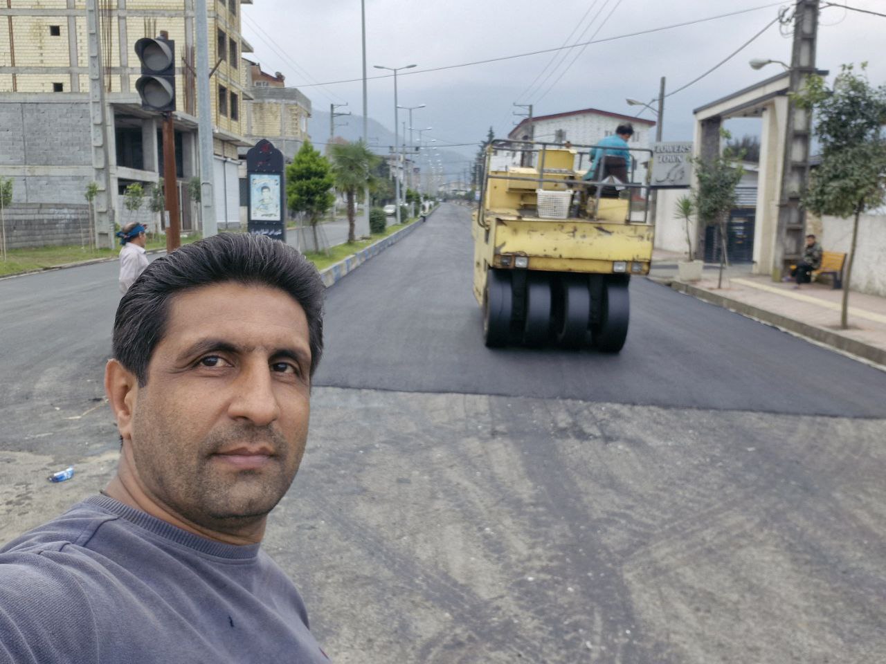 شرکت آسفالت آذین افروز شمال - تصویر پروژه - ترمیم بلوار